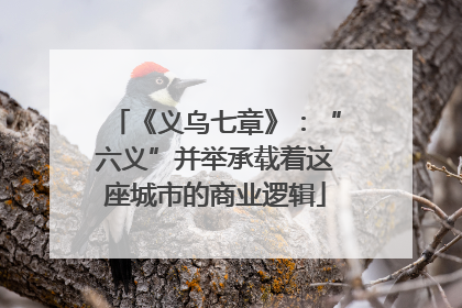《义乌七章》：“六义”并举承载着这座城市的商业逻辑