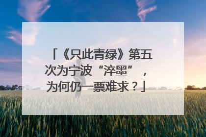 《只此青绿》第五次为宁波“淬墨”，为何仍一票难求？