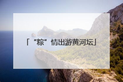 “粽”情出游黄河坛