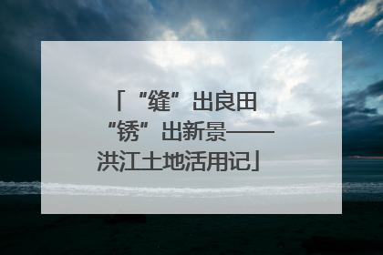 “缝”出良田 “锈”出新景——洪江土地活用记