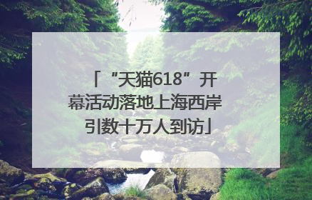 “天猫618”开幕活动落地上海西岸 引数十万人到访