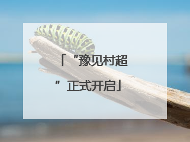 “豫见村超”正式开启