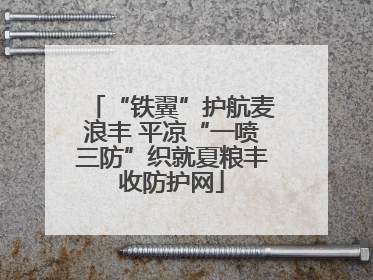 “铁翼”护航麦浪丰 平凉“一喷三防”织就夏粮丰收防护网