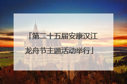 第二十五届安康汉江龙舟节主题活动举行