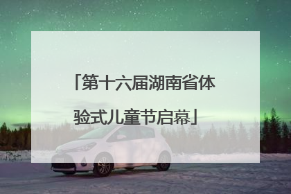 第十六届湖南省体验式儿童节启幕