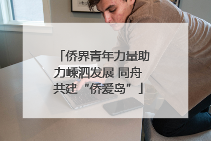 侨界青年力量助力嵊泗发展 同舟共建“侨爱岛”
