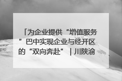 为企业提供“增值服务”巴中实现企业与经开区的“双向奔赴”｜川陕渝网络名人巴中行
