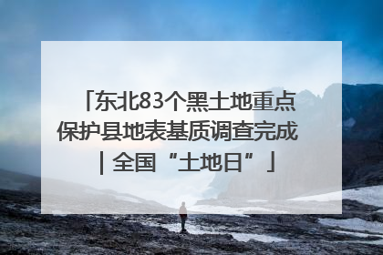 东北83个黑土地重点保护县地表基质调查完成｜全国“土地日”