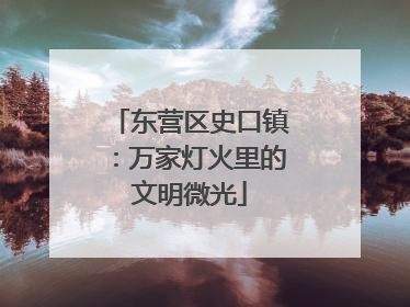 东营区史口镇：万家灯火里的文明微光