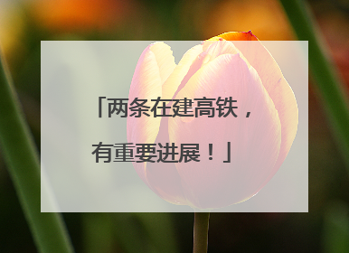 两条在建高铁，有重要进展！