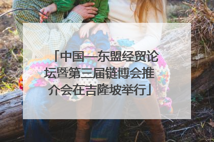 中国—东盟经贸论坛暨第三届链博会推介会在吉隆坡举行