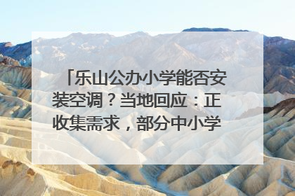 乐山公办小学能否安装空调？当地回应：正收集需求，部分中小学已启动安装｜云求助