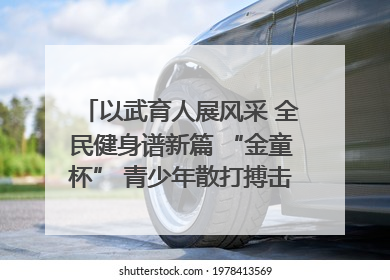 以武育人展风采 全民健身谱新篇 “金童杯” 青少年散打搏击邀请赛圆满落幕