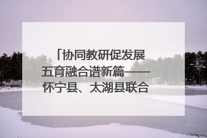 协同教研促发展 五育融合谱新篇——怀宁县、太湖县联合教研活动在月山镇中心学校成功举办