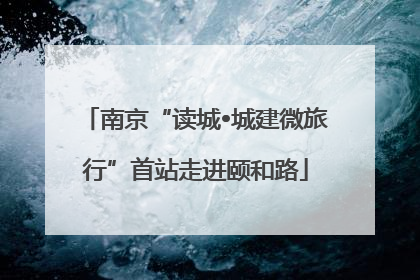南京“读城•城建微旅行”首站走进颐和路