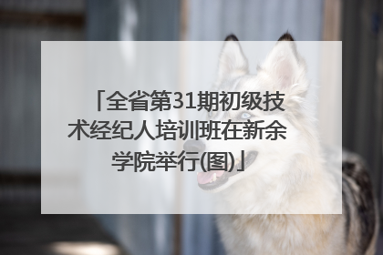 全省第31期初级技术经纪人培训班在新余学院举行(图)
