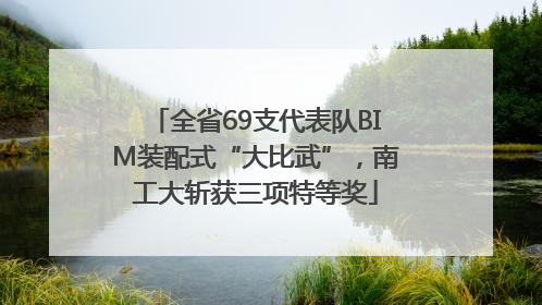 全省69支代表队BIM装配式“大比武”，南工大斩获三项特等奖