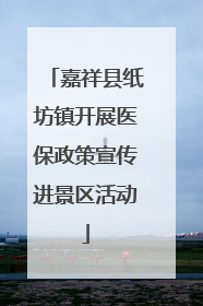 嘉祥县纸坊镇开展医保政策宣传进景区活动