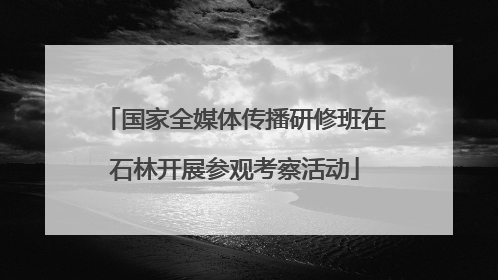 国家全媒体传播研修班在石林开展参观考察活动