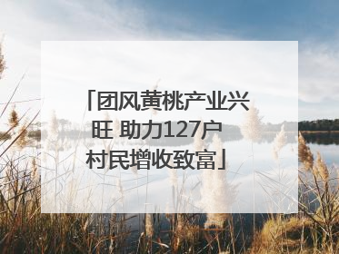 团风黄桃产业兴旺 助力127户村民增收致富