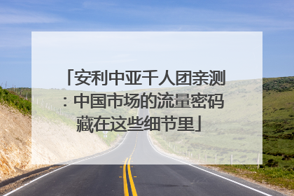 安利中亚千人团亲测：中国市场的流量密码 藏在这些细节里