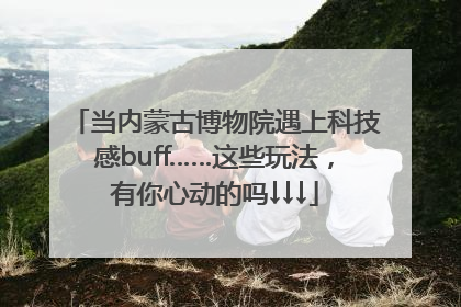 当内蒙古博物院遇上科技感buff……这些玩法，有你心动的吗↓↓↓