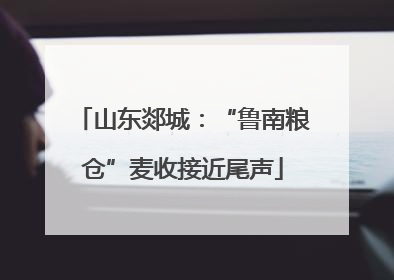山东郯城：“鲁南粮仓”麦收接近尾声