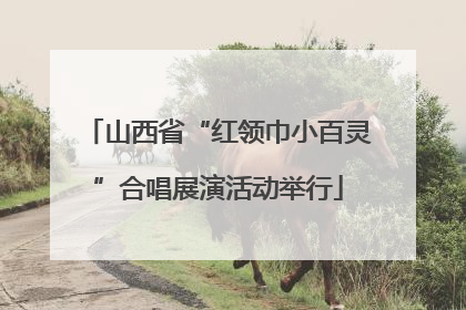 山西省“红领巾小百灵”合唱展演活动举行