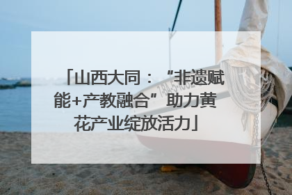 山西大同：“非遗赋能+产教融合”助力黄花产业绽放活力