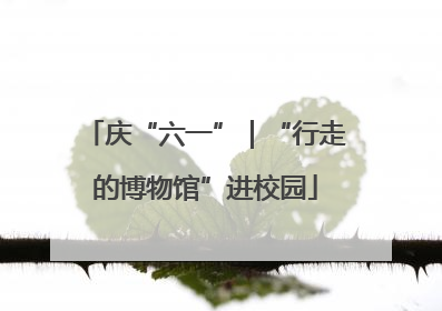 庆“六一”｜“行走的博物馆”进校园