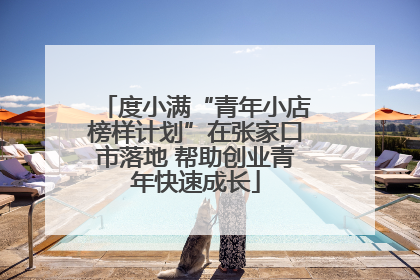 度小满“青年小店榜样计划”在张家口市落地 帮助创业青年快速成长