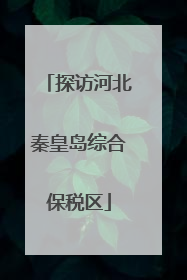 探访河北秦皇岛综合保税区