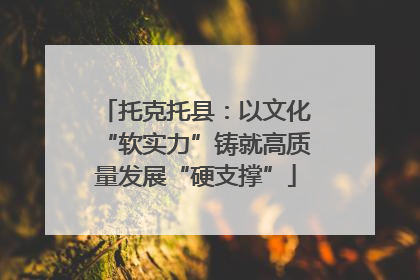 托克托县：以文化“软实力”铸就高质量发展“硬支撑”
