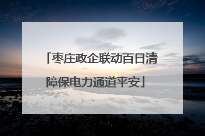 枣庄政企联动百日清障保电力通道平安
