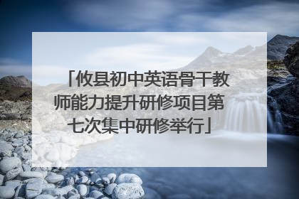 攸县初中英语骨干教师能力提升研修项目第七次集中研修举行