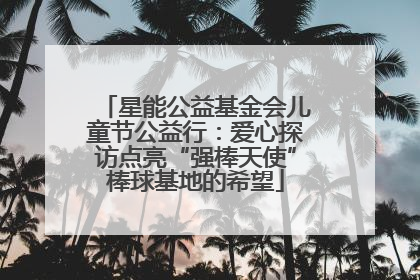 星能公益基金会儿童节公益行：爱心探访点亮“强棒天使”棒球基地的希望