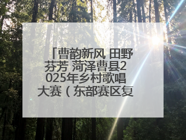曹韵新风 田野芬芳 菏泽曹县2025年乡村歌唱大赛（东部赛区复赛）举办