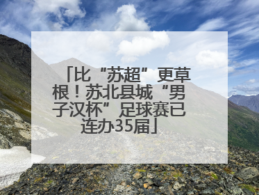 比“苏超”更草根！苏北县城“男子汉杯”足球赛已连办35届