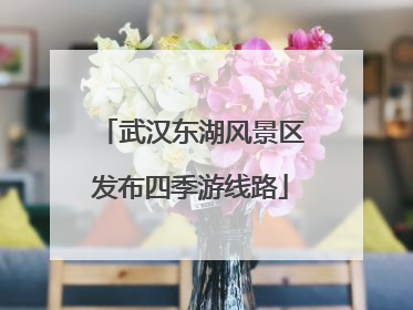 武汉东湖风景区发布四季游线路