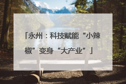 永州：科技赋能“小辣椒”变身“大产业”