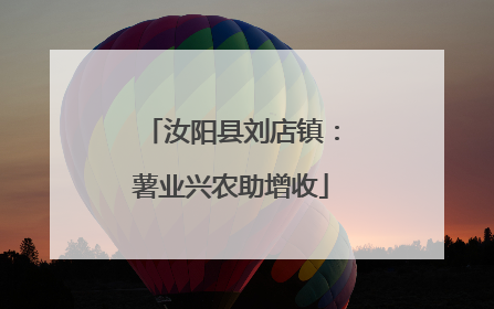 汝阳县刘店镇：薯业兴农助增收