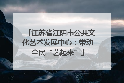江苏省江阴市公共文化艺术发展中心：带动全民“艺起来”