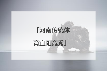 河南传统体育宜阳竞秀