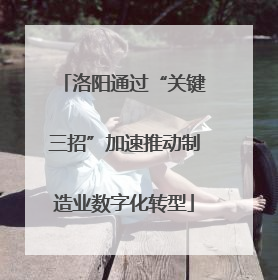 洛阳通过“关键三招”加速推动制造业数字化转型