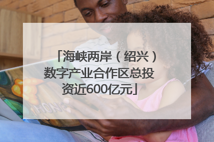 海峡两岸（绍兴）数字产业合作区总投资近600亿元