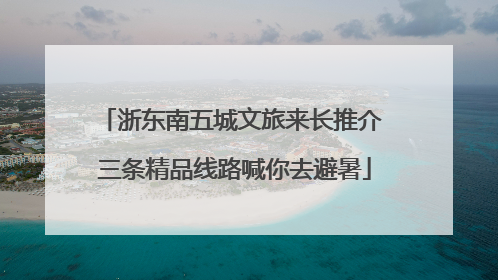 浙东南五城文旅来长推介 三条精品线路喊你去避暑