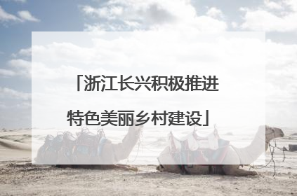 浙江长兴积极推进特色美丽乡村建设