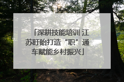 深耕技能培训 江苏盱眙打造“职”通车赋能乡村振兴