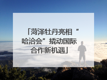 菏泽牡丹亮相“哈洽会”撬动国际合作新机遇