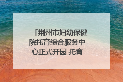 荆州市妇幼保健院托育综合服务中心正式开园 托育宣传月同步启动